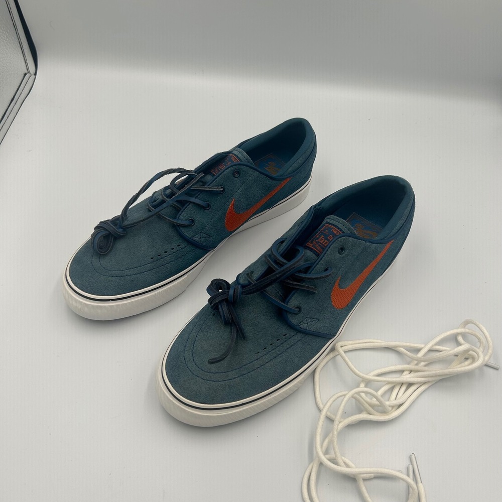 Nike SB Zoom Janoski OG+ Mens 7 Blue Force Campfire Orange FD6757-401